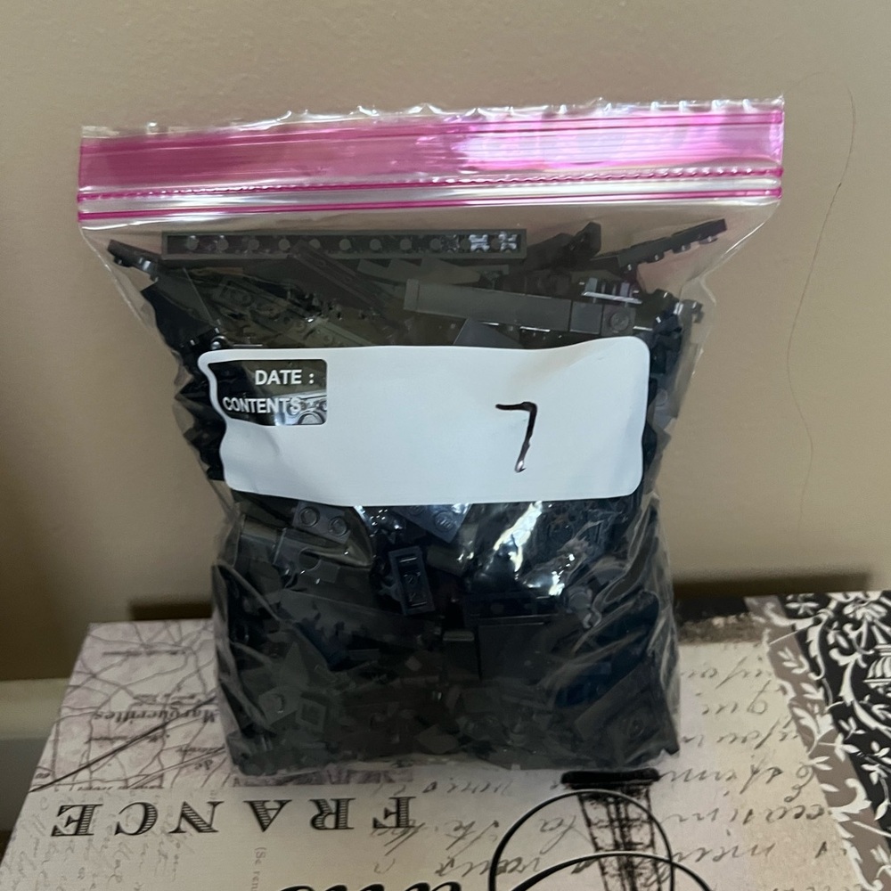 LEGO Small Black Accessories , Spare Parts And Small Brick Pieces. 1 Lbs - Picture 2 of 12